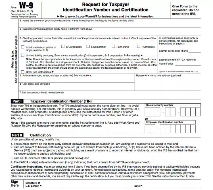 What Is a W-9 Form