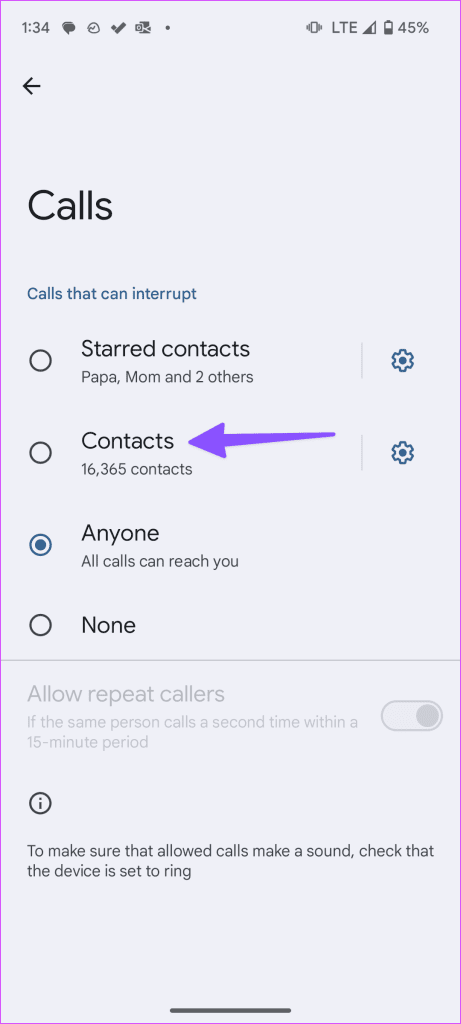 Block All Calls Except Contacts 