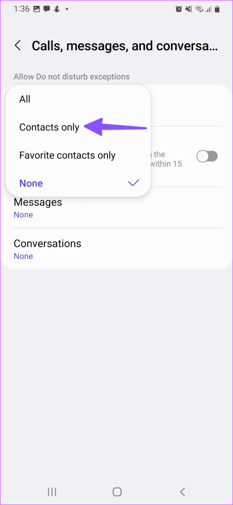 Block All Calls Except Contacts 