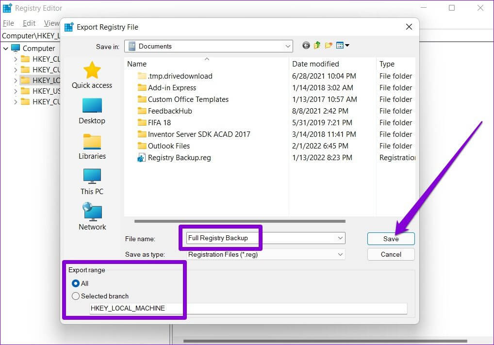 How to Restore and Backup the Registry in Windows 11